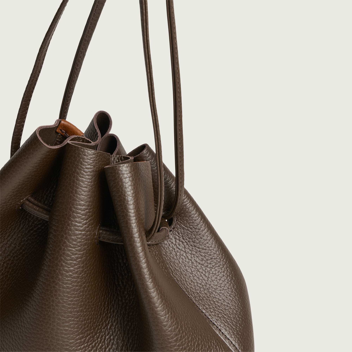 Hender Scheme Bucket Bag in Dark Brown