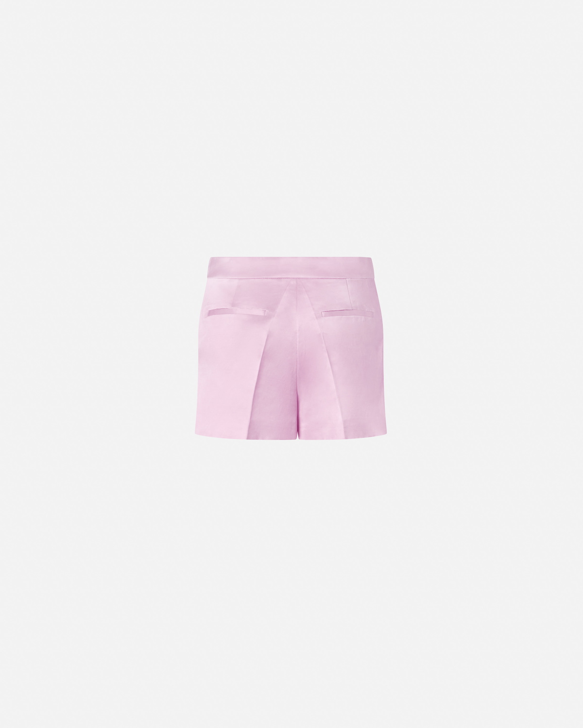 Pinko Linen Blend Shorts Moonlight Mauve