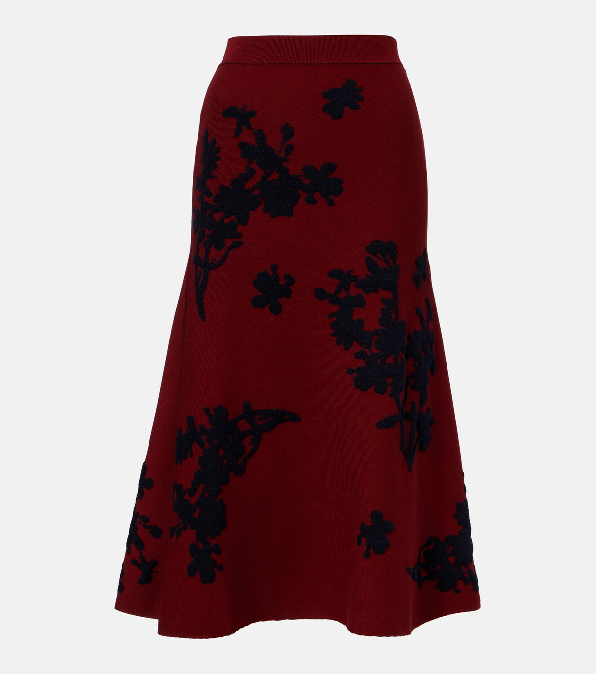 Erdem Jacquard midi skirt