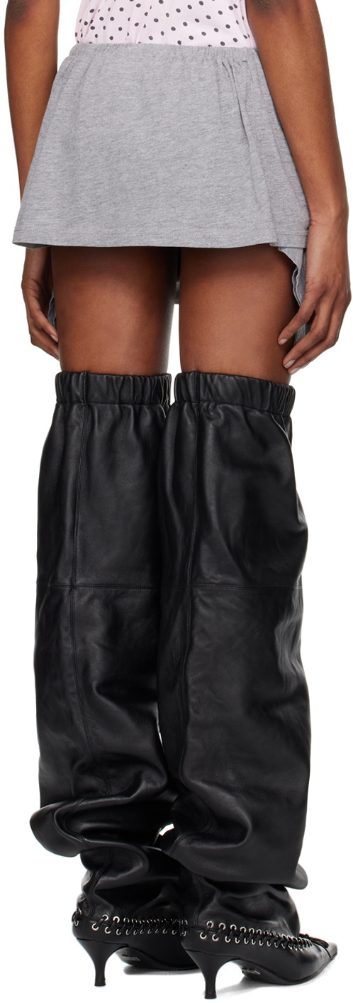 ALL-IN Gray Lid Miniskirt