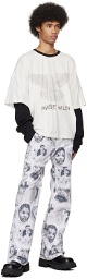 Maisie Wilen White & Black Nominee Long Sleeve T-Shirt