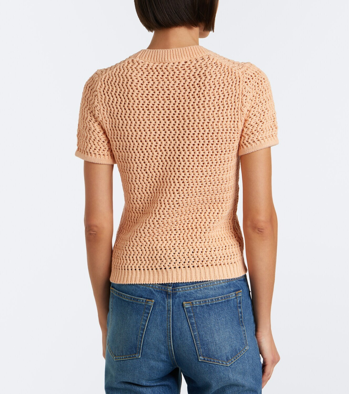 Chloé Crocheted cotton top