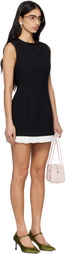 SHUSHU/TONG Black Sleeveless Slim-Fit Minidress