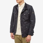 Barbour Men's International Duke Wax Jacket in Navy