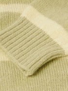 Federico Curradi - Striped Wool-Blend Sweater - Green