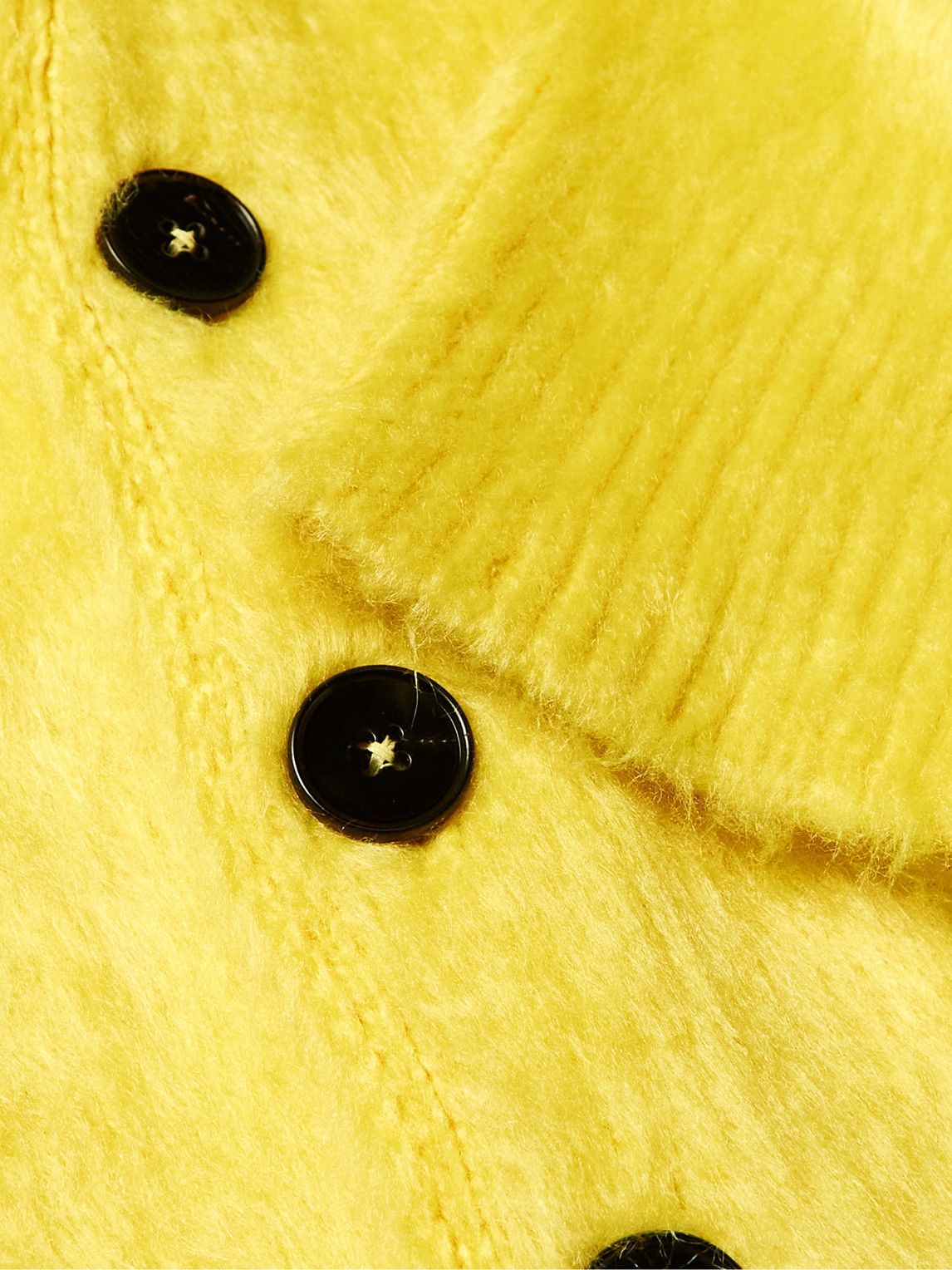 JIL SANDER イエローシルクカーディガン Jil Sander - Oversized Brushed-Silk Cardigan - Yellow Jil Sander