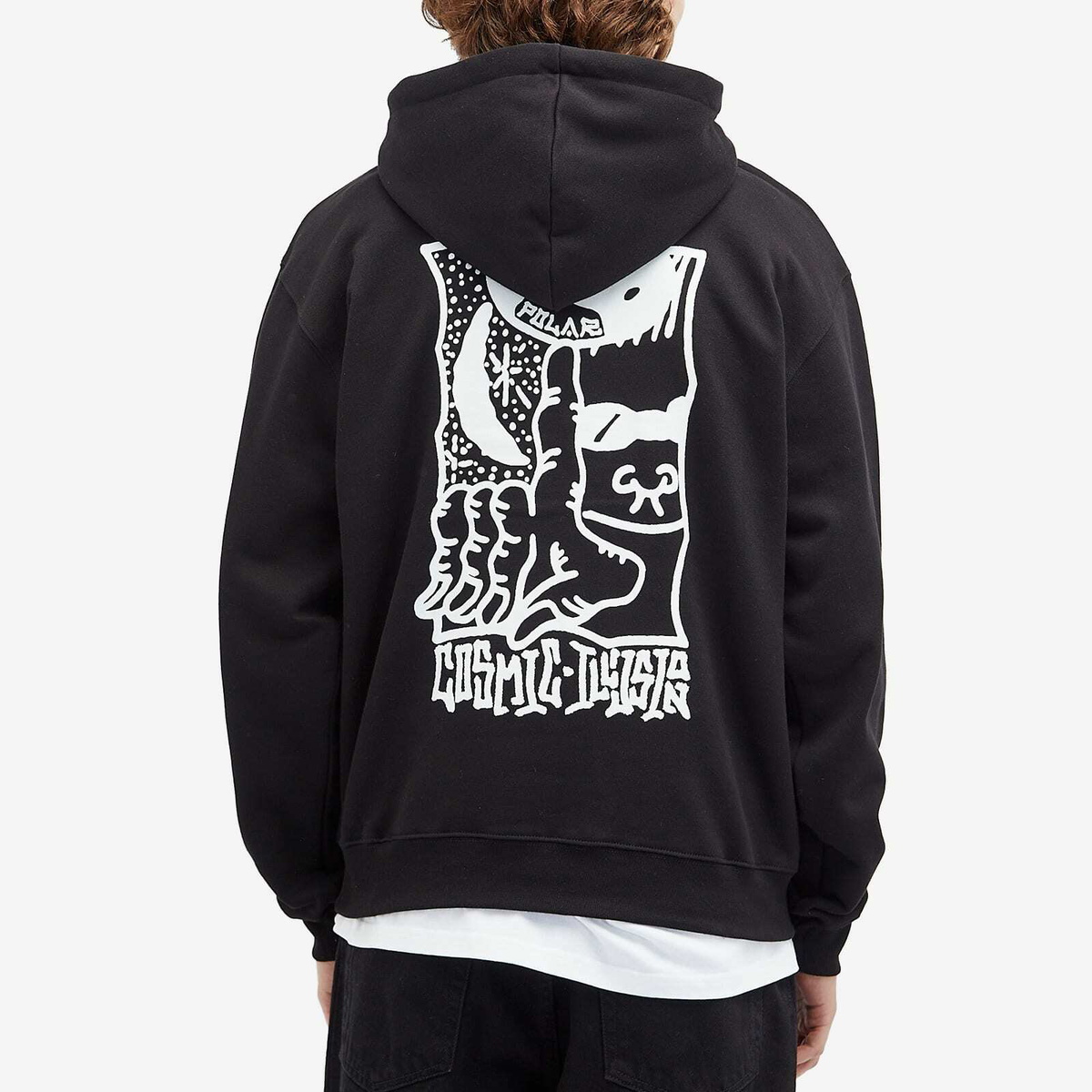 Polar Skate Co. Men's Cosmic Hoodie in Black