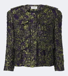 Balmain Cloqué jacquard jacket