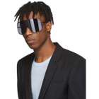 Rick Owens Black Shield Sunglasses