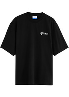 Off-white Skate Logo-print Cotton T-shirt Black