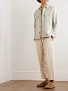 NN07 - Wilas 1449 Linen Overshirt - Neutrals