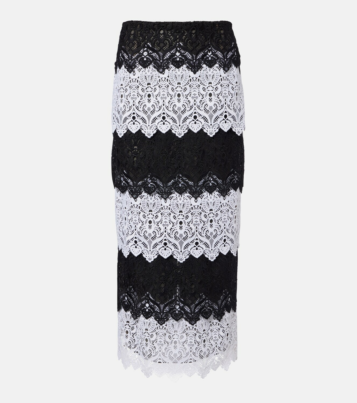 Carolina Herrera Lace midi skirt