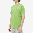 Comme des Garçons SHIRT Men's x Lacoste Asymmetric T-Shirt in Green