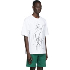 Kenzo White Skate Tiger T-Shirt