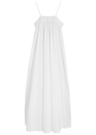 Bec & Bridge Aluca Pintuck Cotton-poplin Maxi Dress White