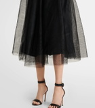 Zimmermann Tulle corset midi dress