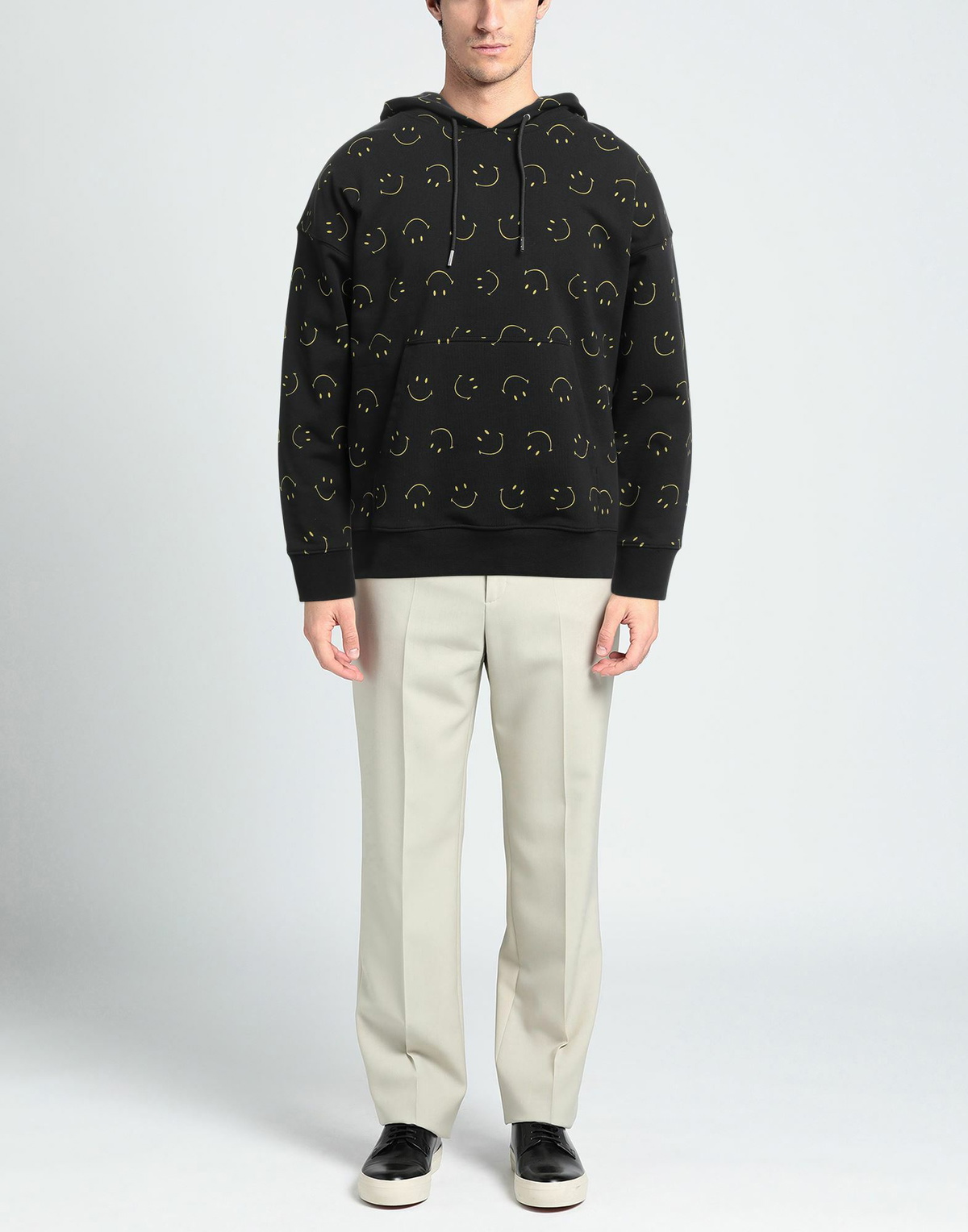 Sandro Mens Sweatshirt in Black