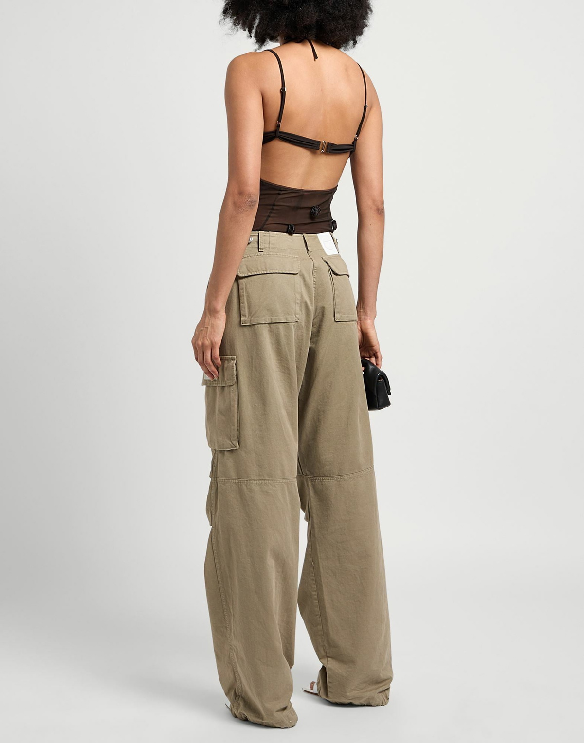 Jacquemus Womens Bodysuit Dark in Brown