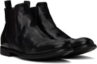 Officine Creative Black Chronicle 123 Chelsea Boots