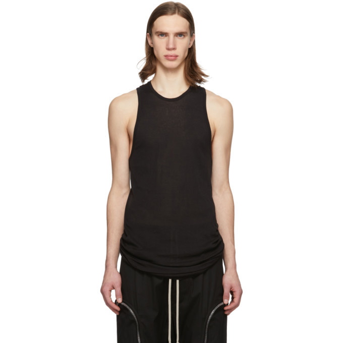 Photo: Rick Owens Black Anthem Rib Tank Top