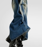 Y/Project Denim maxi skirt