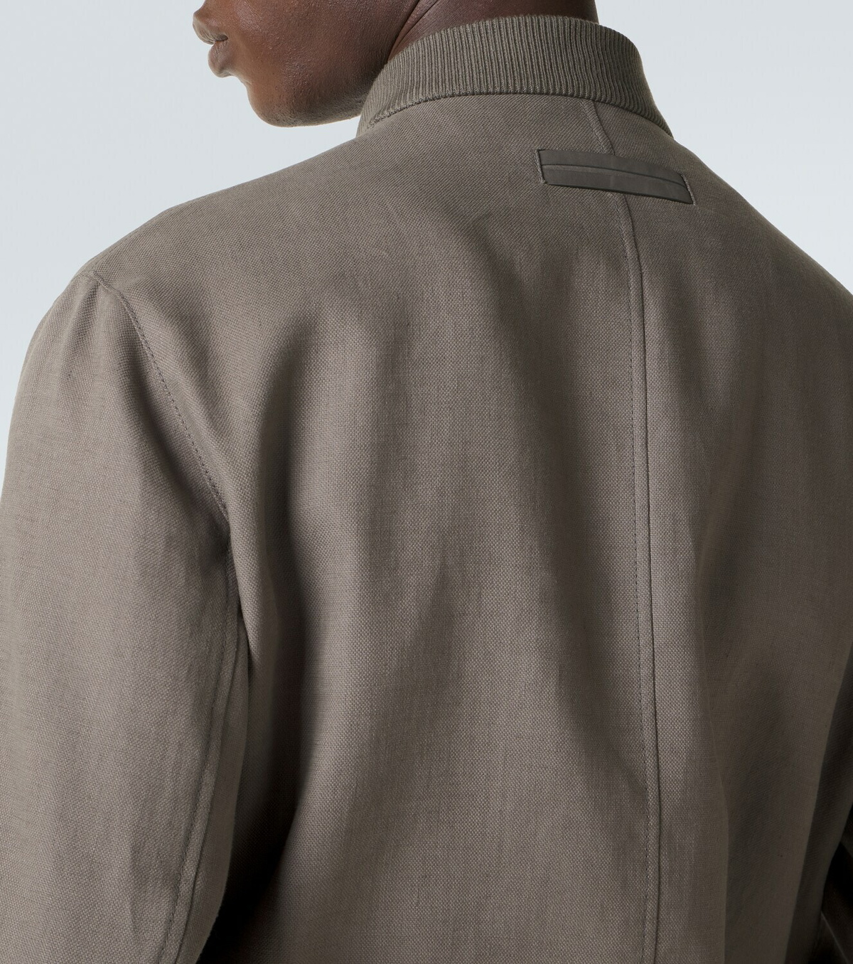 Zegna Linen bomber jacket