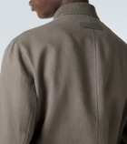 Zegna Linen bomber jacket