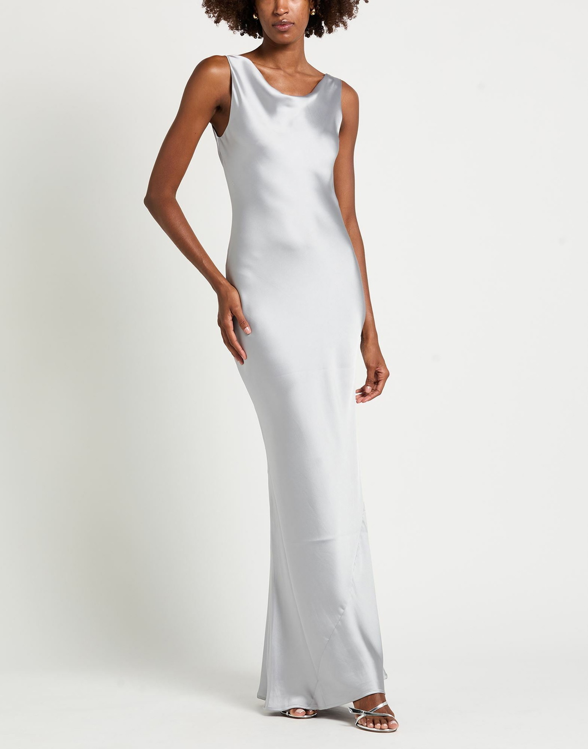 Norma Kamali Womens Maxi dress in Grey