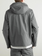 SAIF UD DEEN - Nylon Hooded Jacket - Gray