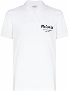 ALEXANDER MCQUEEN - Graffiti Organic Cotton Polo Shirt