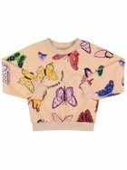 MAISON MANGOSTAN Butterfly Print Cotton Sweatshirt