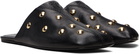 Chloé Black Rita Mule Loafers
