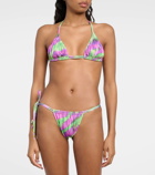 Bananhot Seychelle ruched triangle bikini bottoms