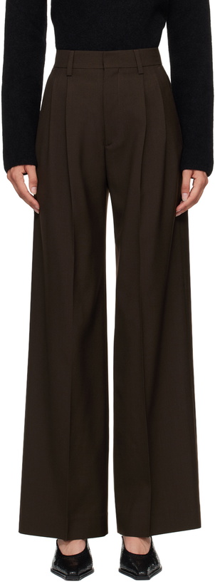 Photo: Filippa K Brown Darcey Wool Trousers
