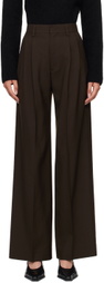 Filippa K Brown Darcey Wool Trousers
