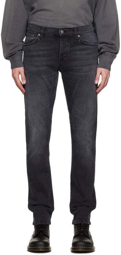 Photo: Nudie Jeans Gray Grim Tim Jeans