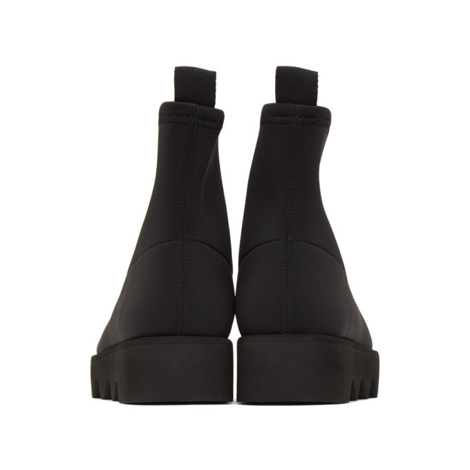 Issey Miyake Black United Nude Edition Short Bounce Boots Issey