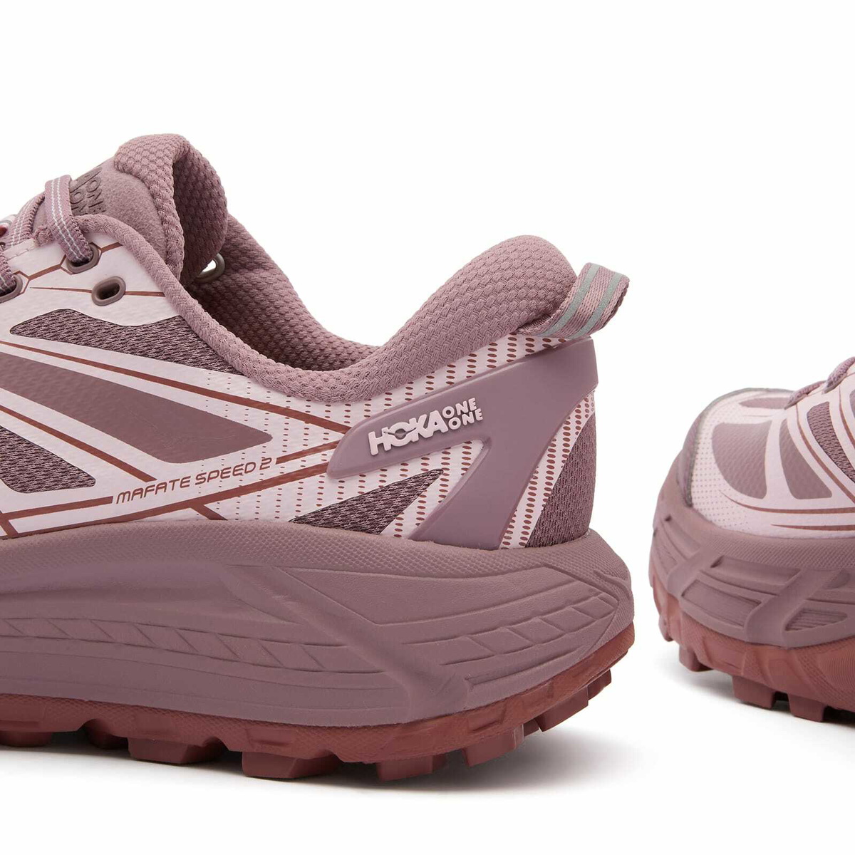 HOKA ONE ONE U Mafate Speed 2 Sneaker in Classic Mauve/Carnation