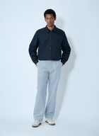 Noah Seersucker Belted Single-Pleat Pants