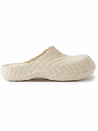 Bottega Veneta - Embossed Rubber Clogs - Neutrals