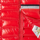 Moncler Men's Parpaillon Tricolore Band Gilet in Red