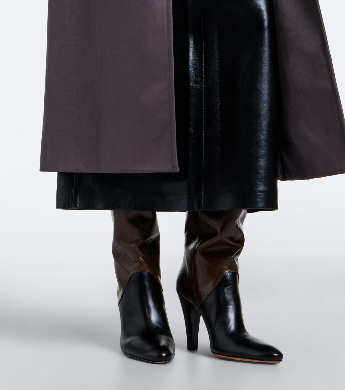 JUDE Edita leather knee-high boots