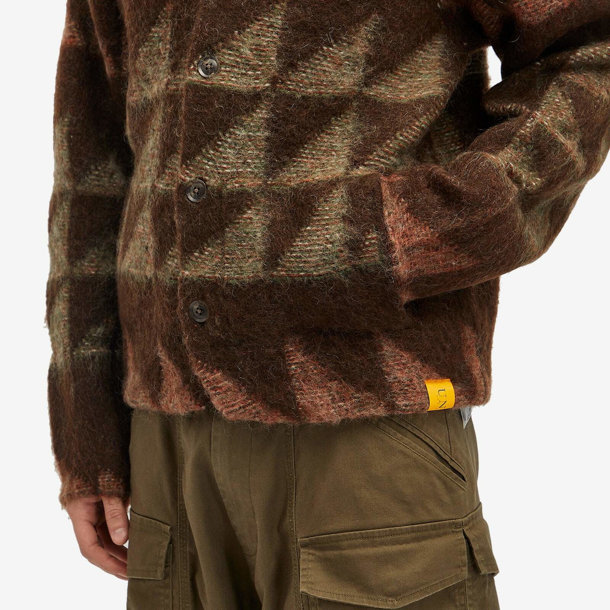 Union LA Men's Cannon Cardigan in French Roast