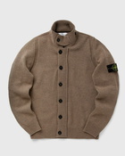 Stone Island Maglieria Tagliata Brown - Mens - Zippers & Cardigans