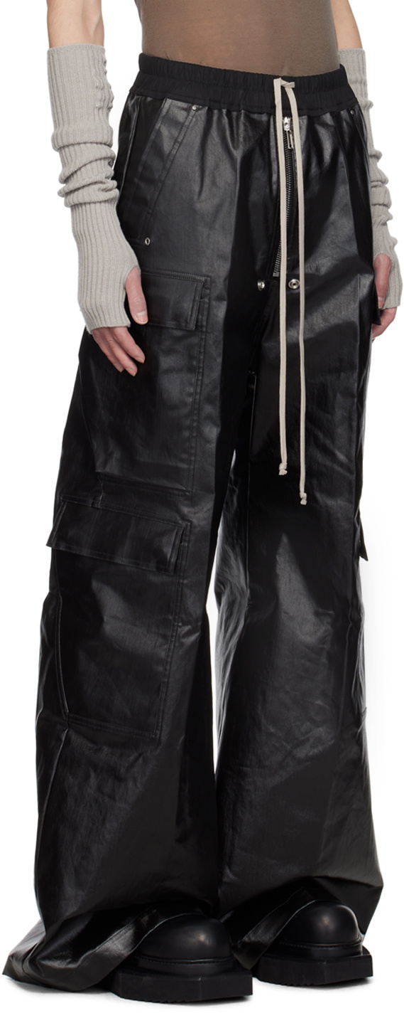 Rick Owens Black Porterville Cargobelas Cargo Pants Rick Owens