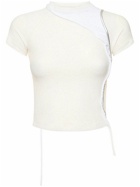 OTTOLINGER - Deconstructed Stretch Cotton T-shirt