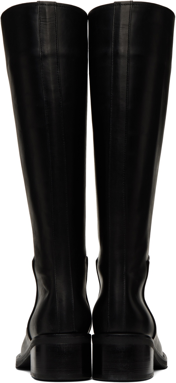 AMOMENTO Black Long Boots