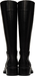 AMOMENTO Black Long Boots