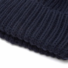 Café Mountain Men's Wool Toque Beanie in Deep Navy 