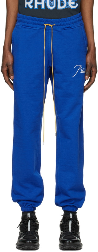 Photo: Rhude Blue Terry Lounge Pants